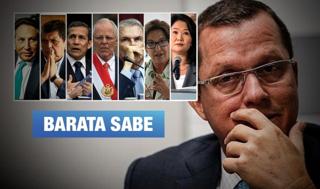 Barata ratificó que Odebrecht dio dinero a campañas de Keiko Fujimori y PPK